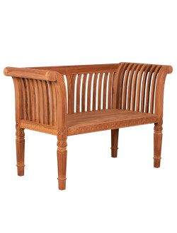 Gartenbank Newport Teak von vorn