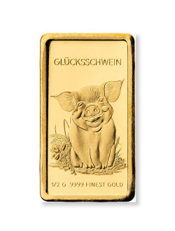 Goldplättchen Motiv...