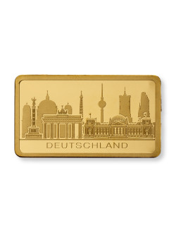 Goldplättchen "Deutschland"...