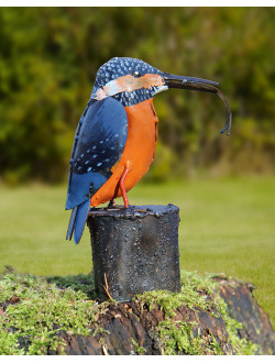 Gartenskulptur "Eisvogel...