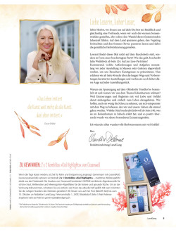 Das Vorwort des Magazins